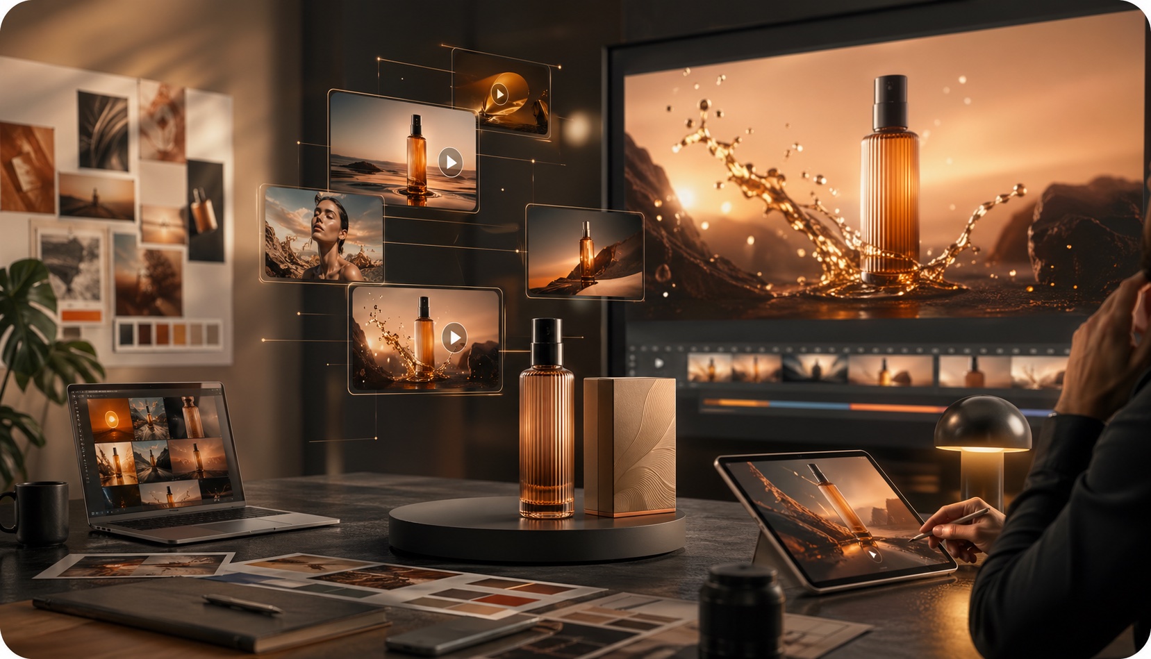 Videos de produto e marketing